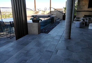 Patio Tile Installation & Outdoor Kitchen Construction - Chatsworth